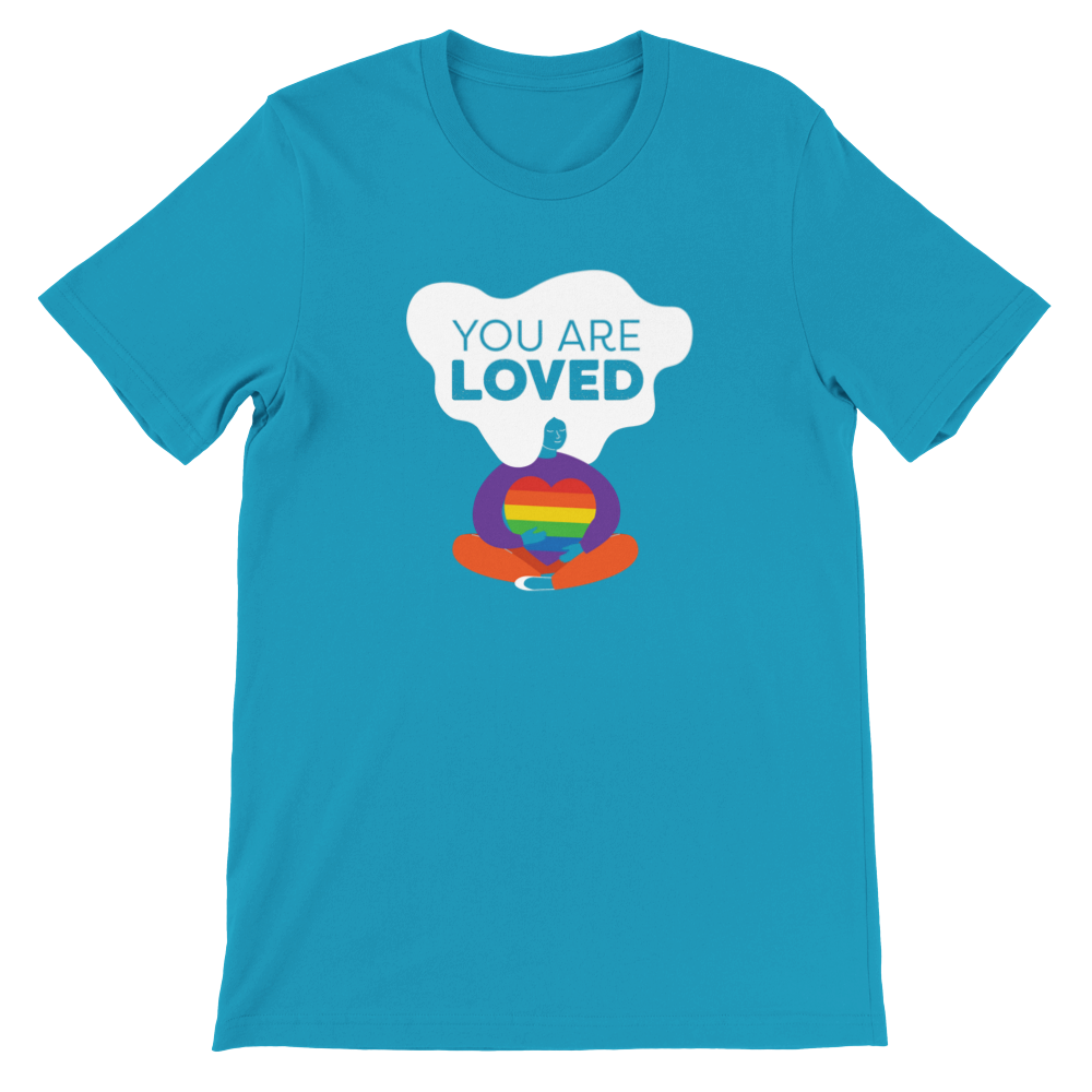 You are loved (rainbow) tee