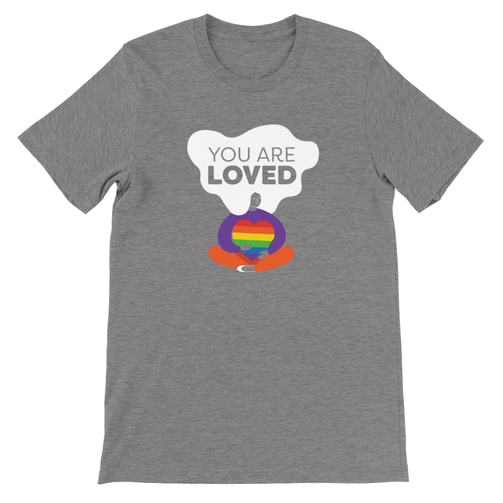 You are loved (rainbow) tee