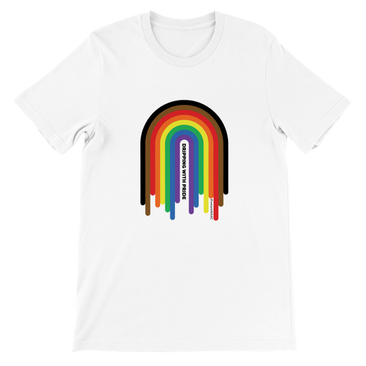 Dripping with Pride - rainbow tee
