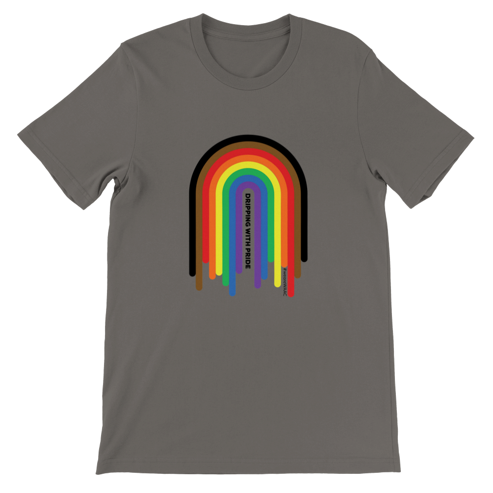 Dripping with Pride - rainbow tee