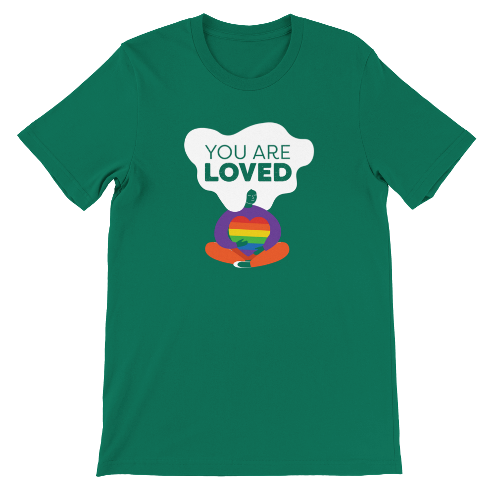 You are loved (rainbow) tee