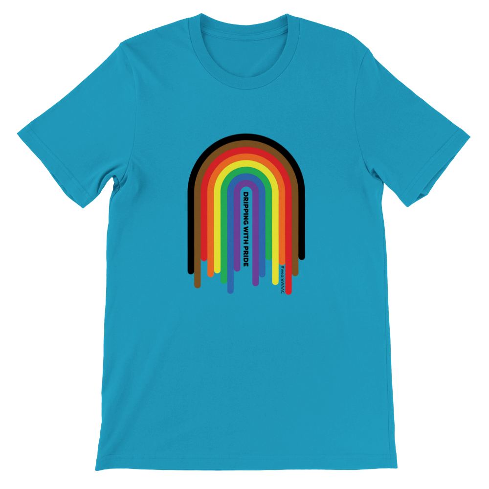 Dripping with Pride - rainbow tee