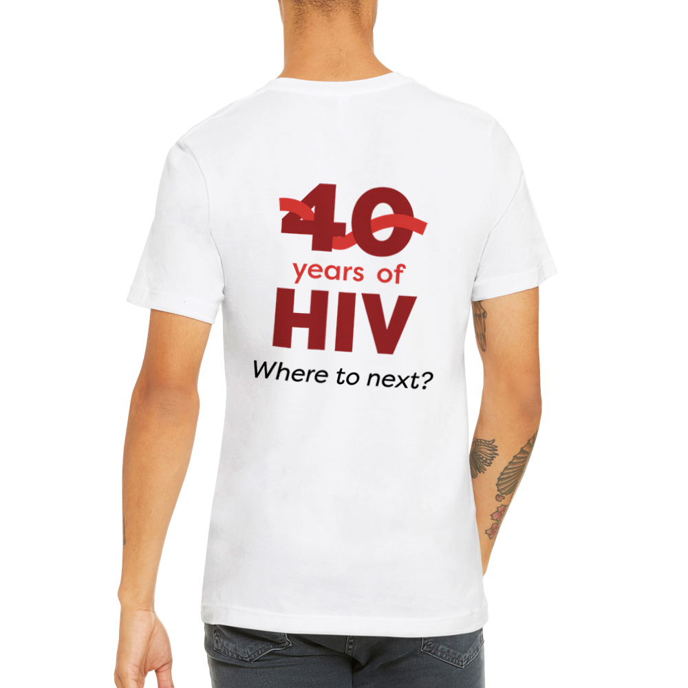 40 years of HIV tee