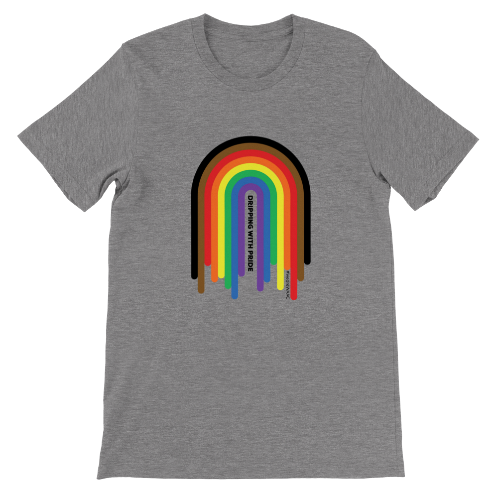 Dripping with Pride - rainbow tee
