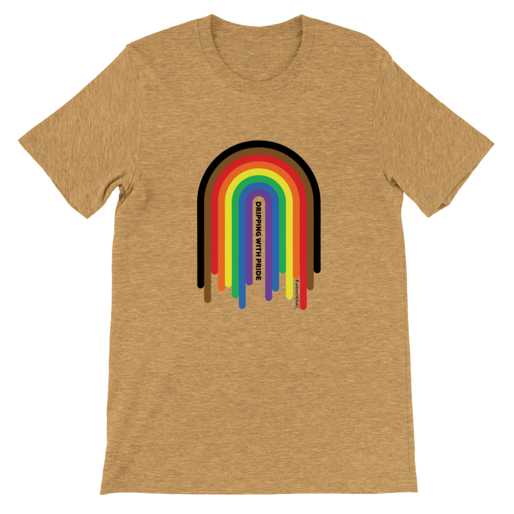 Dripping with Pride - rainbow tee