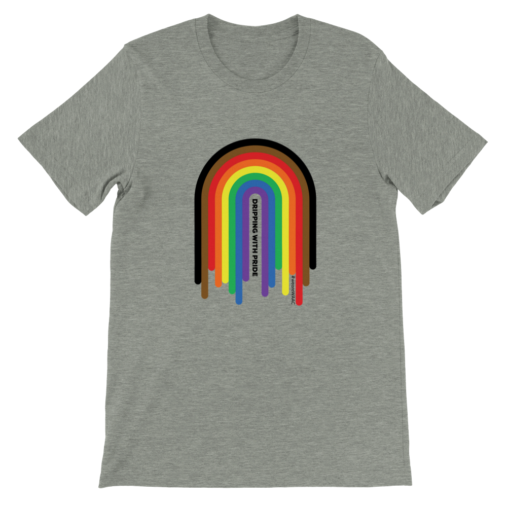 Dripping with Pride - rainbow tee