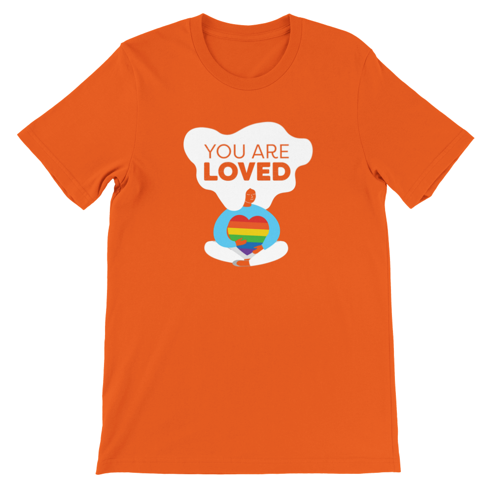 You are loved (rainbow) tee