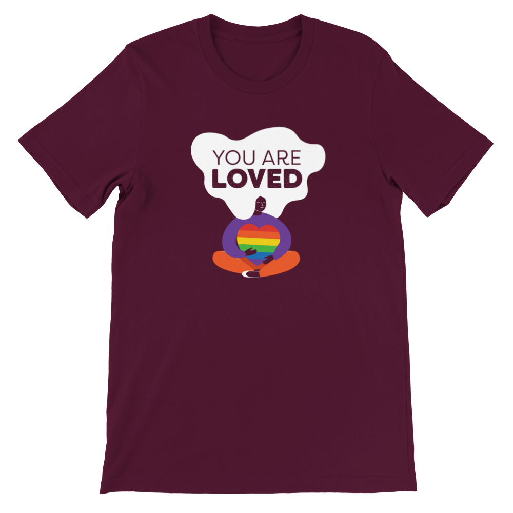 You are loved (rainbow) tee