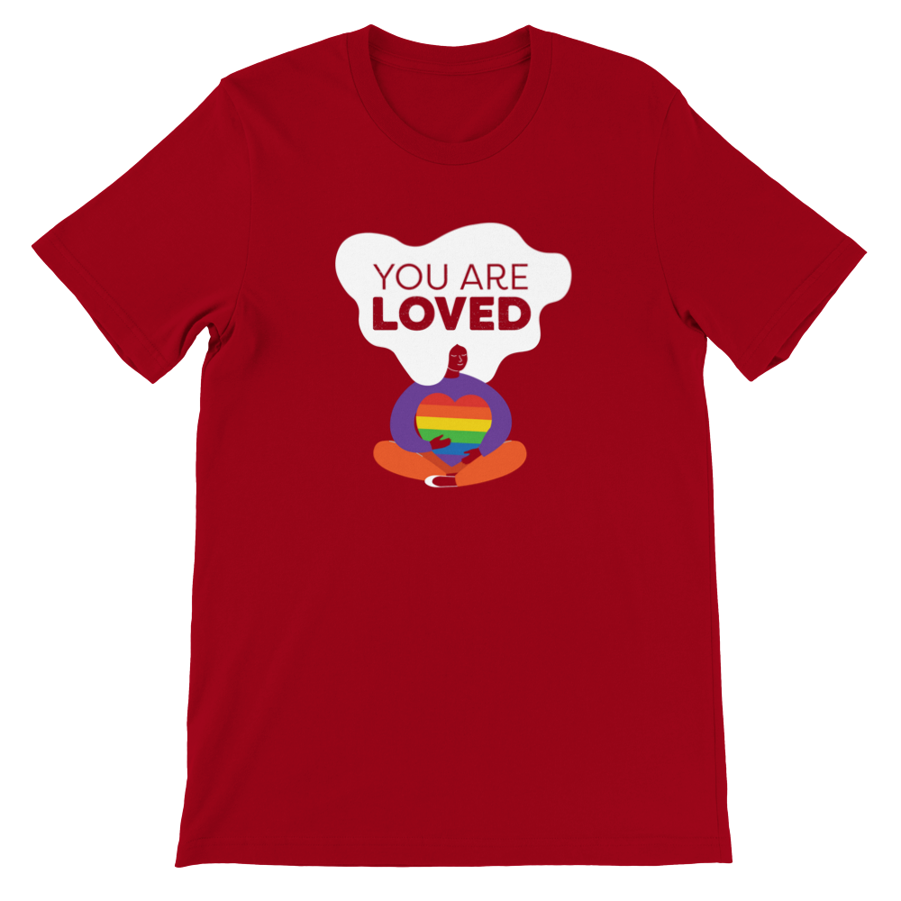 You are loved (rainbow) tee