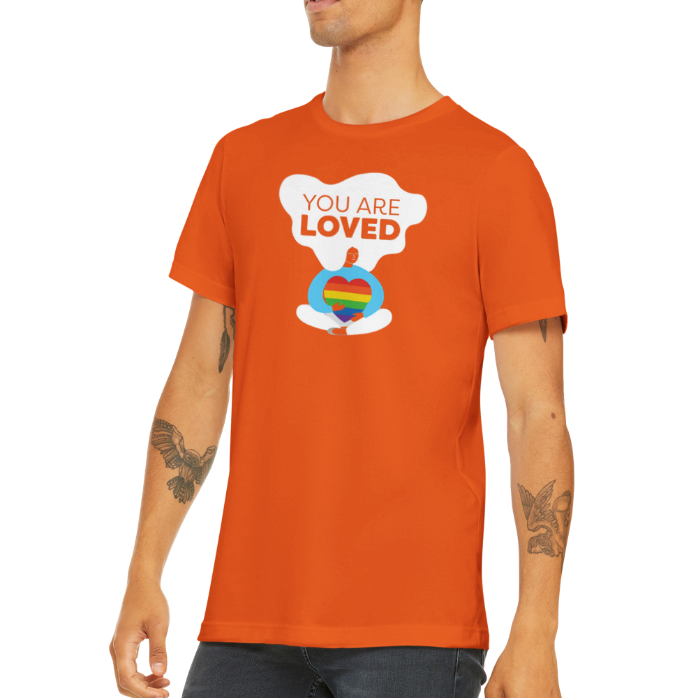You are loved (rainbow) tee