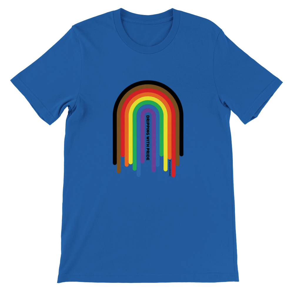 Dripping with Pride - rainbow tee