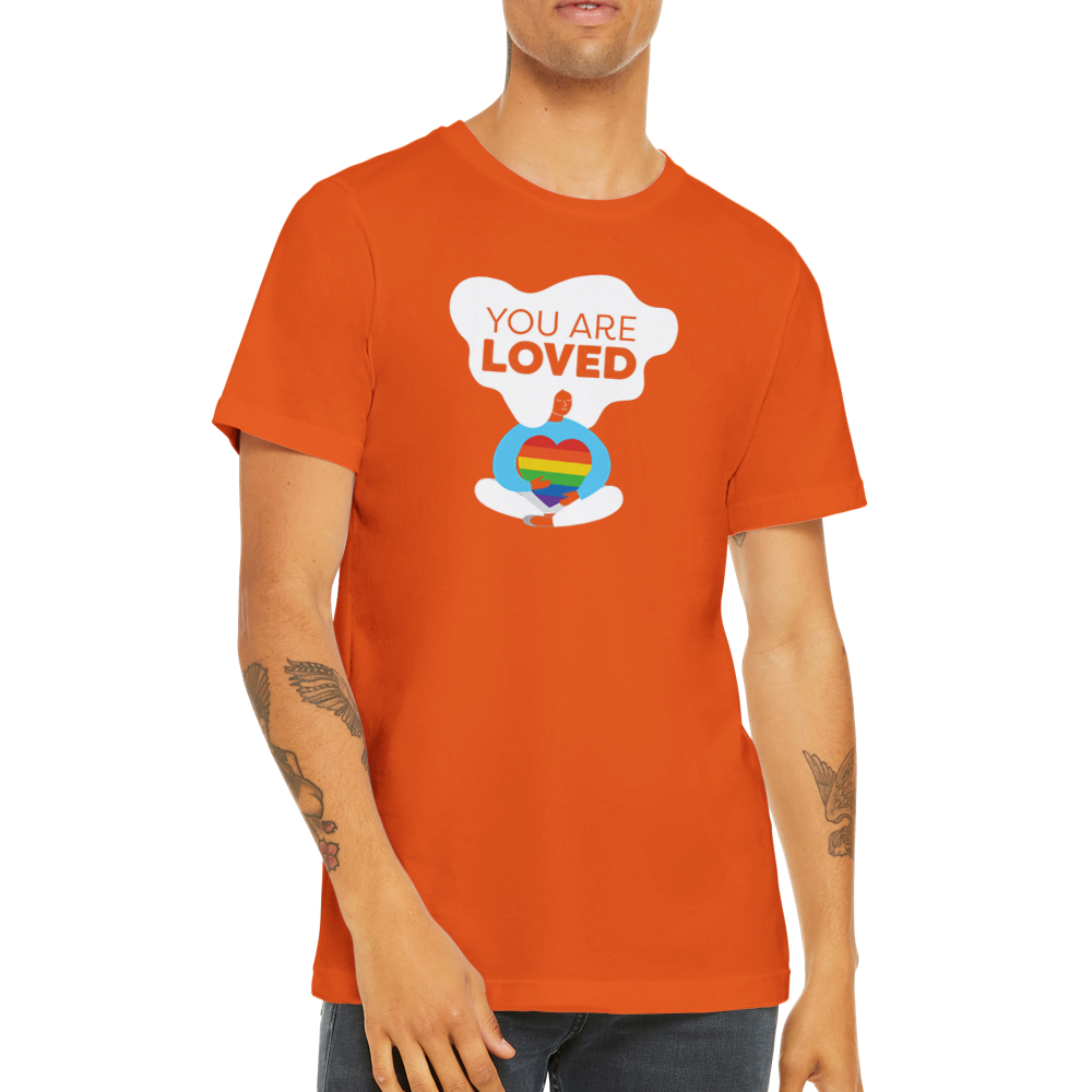 You are loved (rainbow) tee