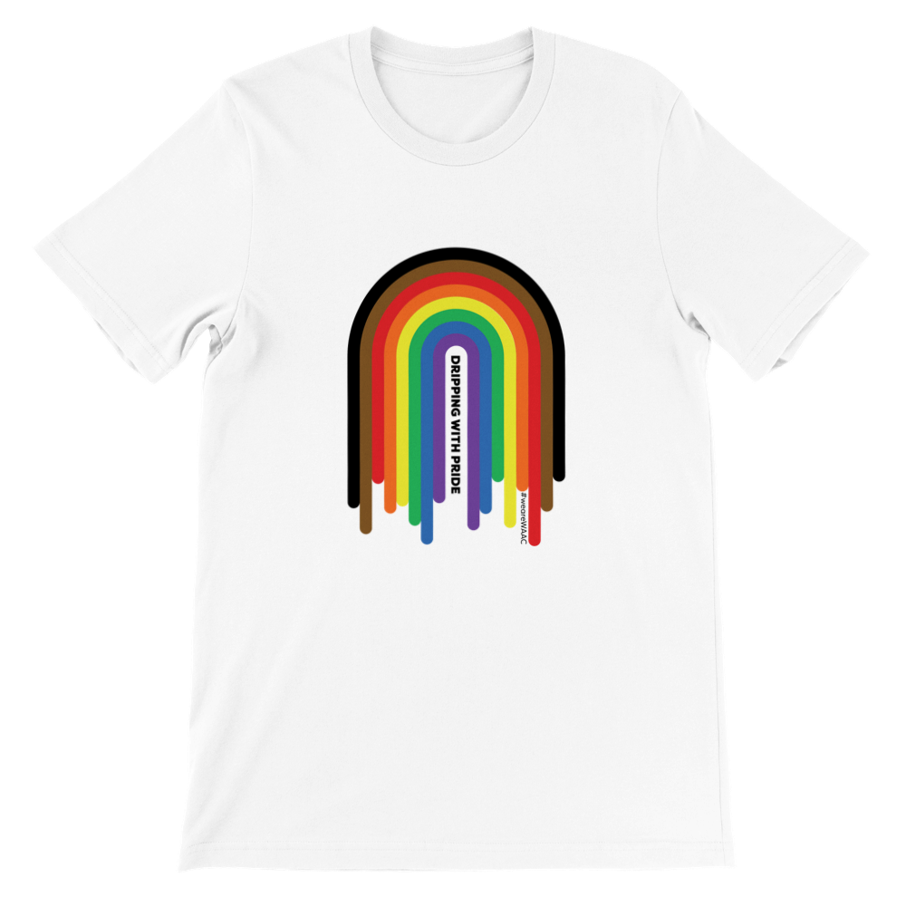 Dripping with Pride - rainbow tee