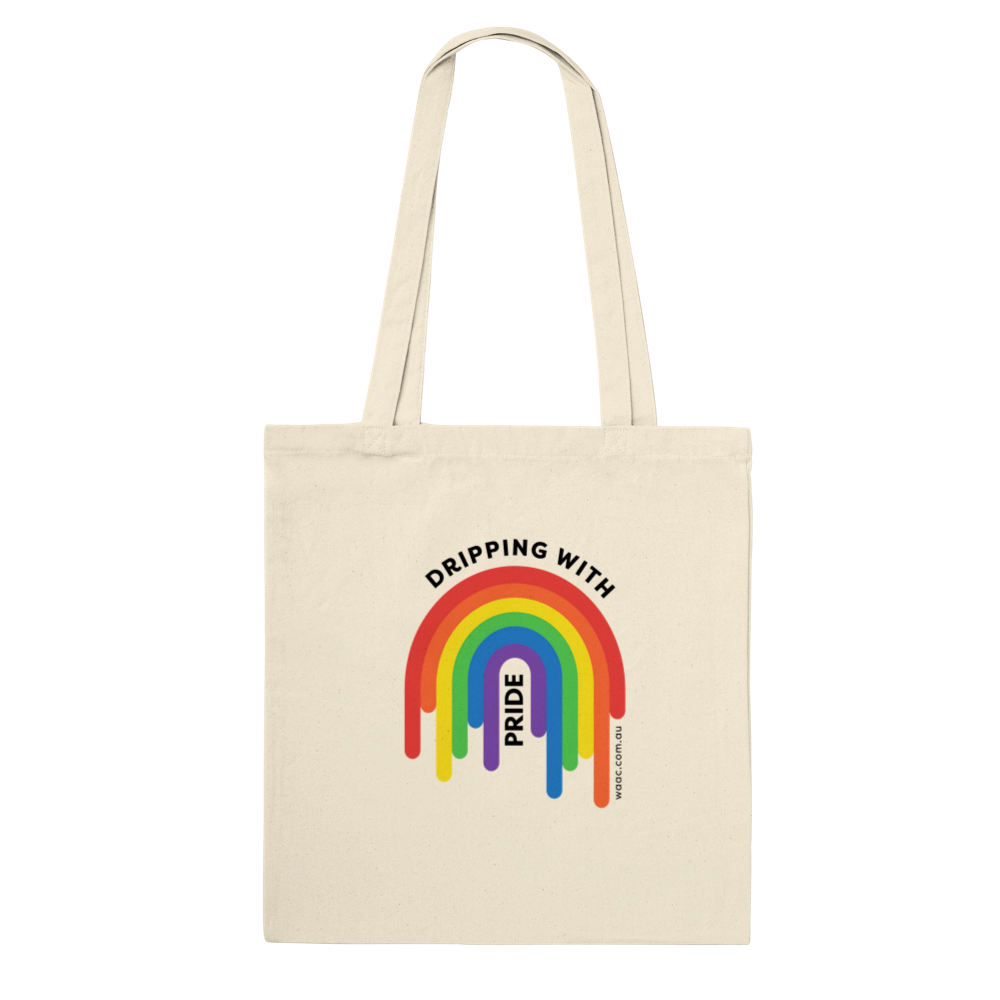 Dripping with pride tote