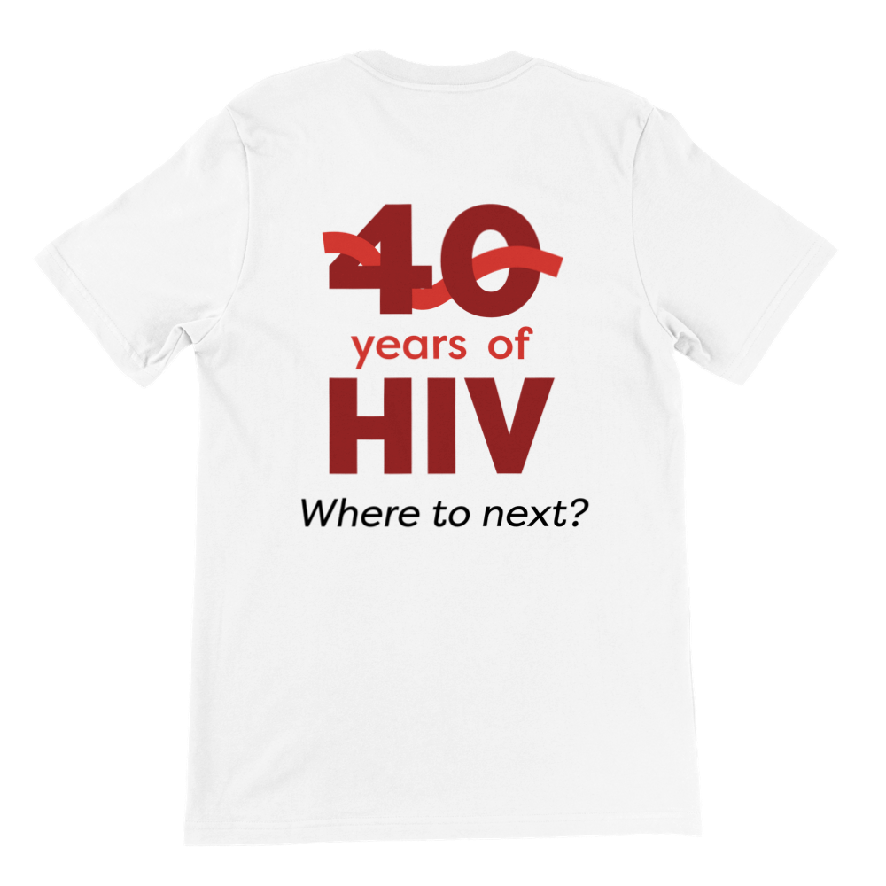 40 years of HIV tee